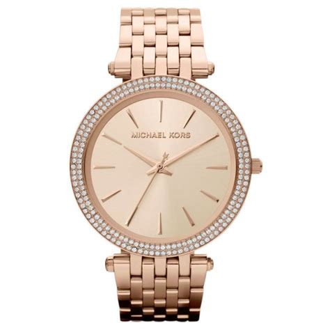 michael kors women's darci rose gold tone watch mk3192|michael kors bracelet band.